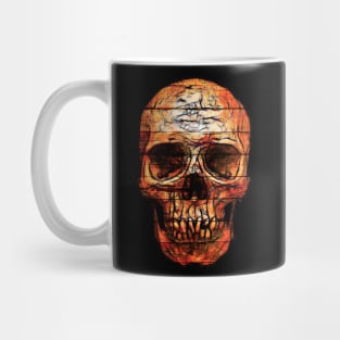 Wooden Skull Mug